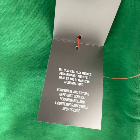 HIIT Men's Green Crew Neck Drop Shoulder Oversized Pullover Sweatshirt - Picture 6 of 8